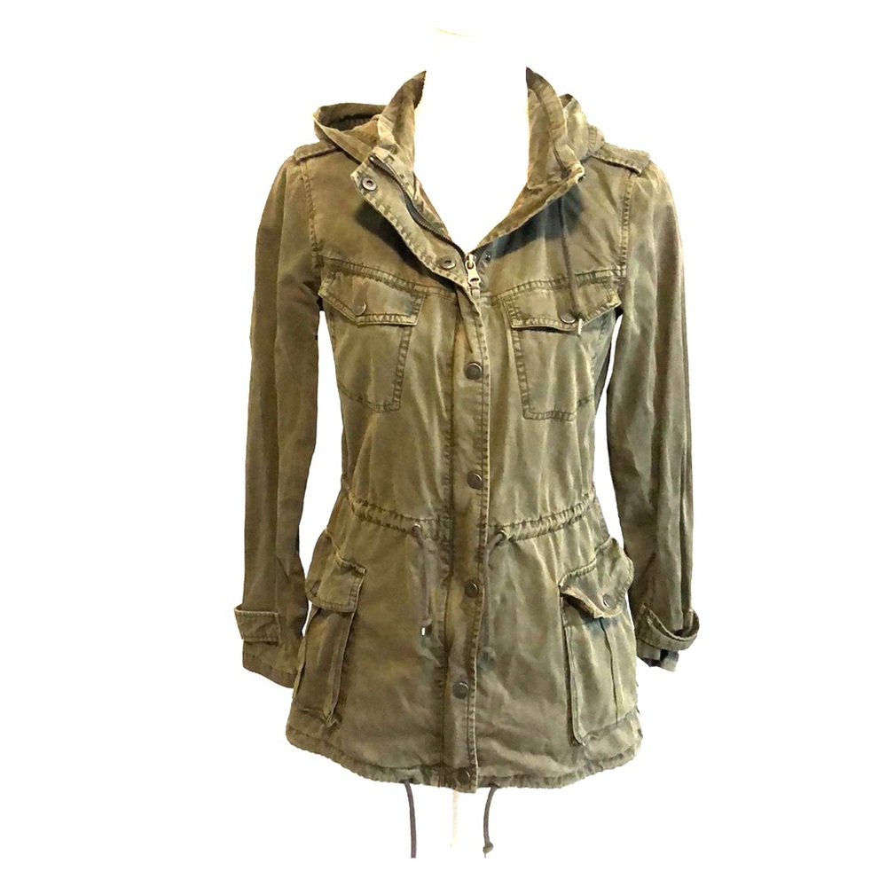 Military Green Coat by BNCI by blanc noir